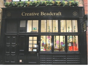 Exterior of london bead shop Creative Beadcraft